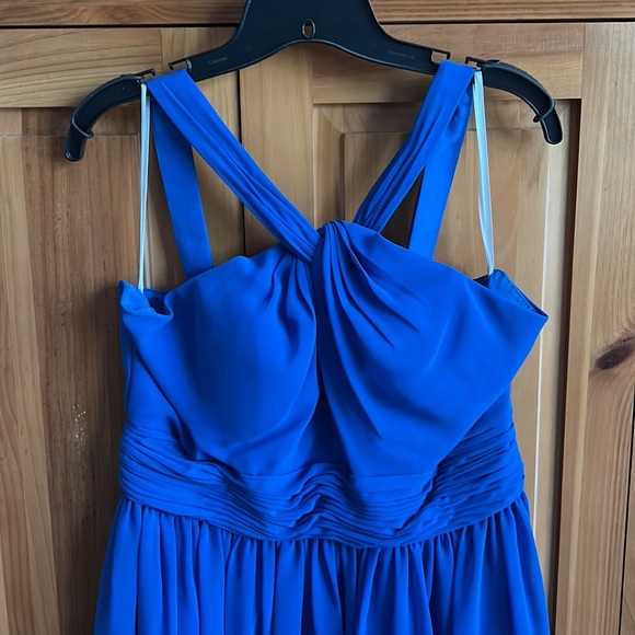 Blue knee length dress - Picture 2 of 5